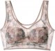 Women's Lace Buttonless Comfortable Bra Push Up Lace Bra Comfort Wireless Lace Bralette for Women Posture Bra